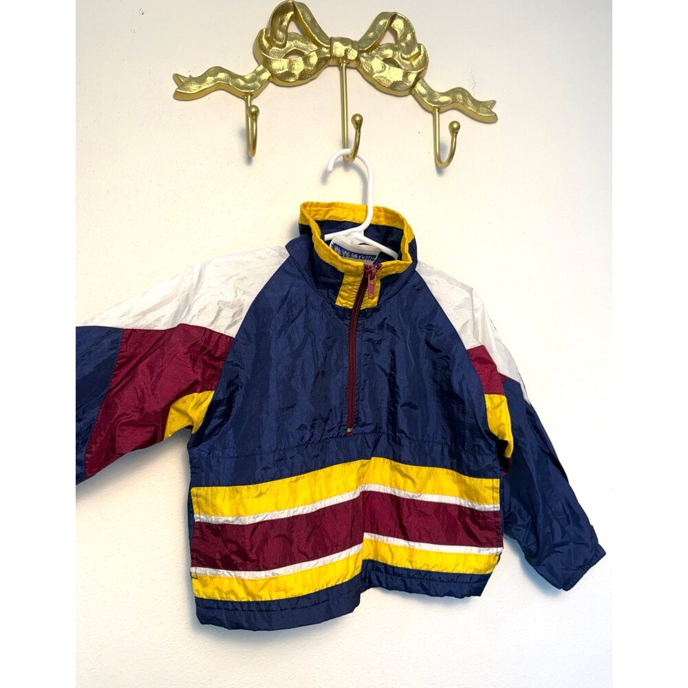 Vintage 1/4 zip windbreaker